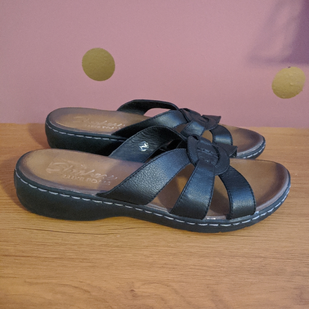 Skechers Luxe Foam Sandals View 2